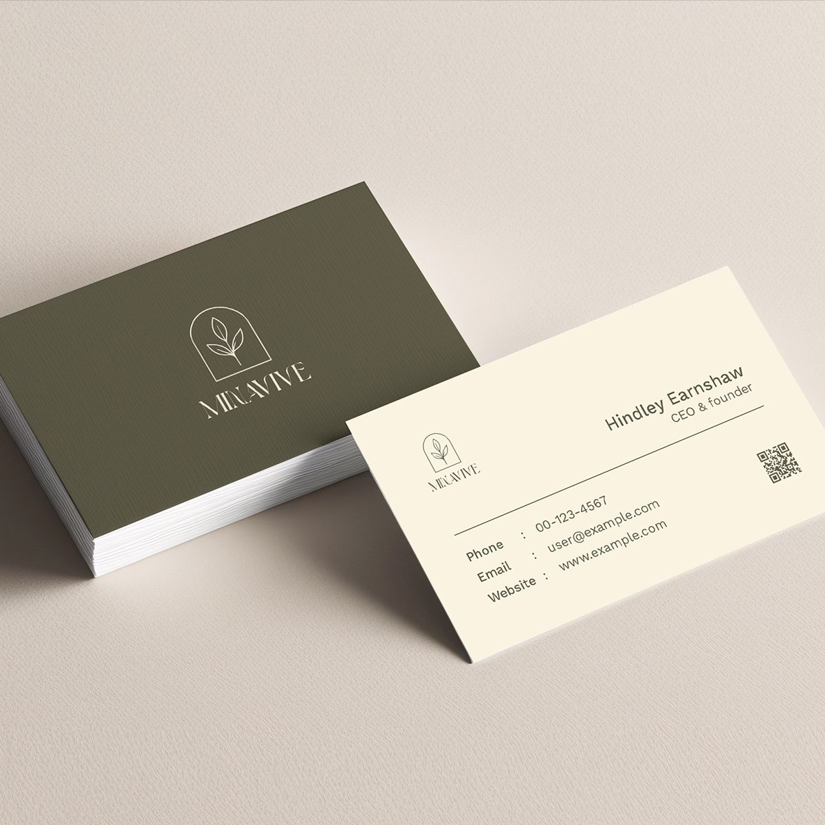 Carte de visite e-wallet